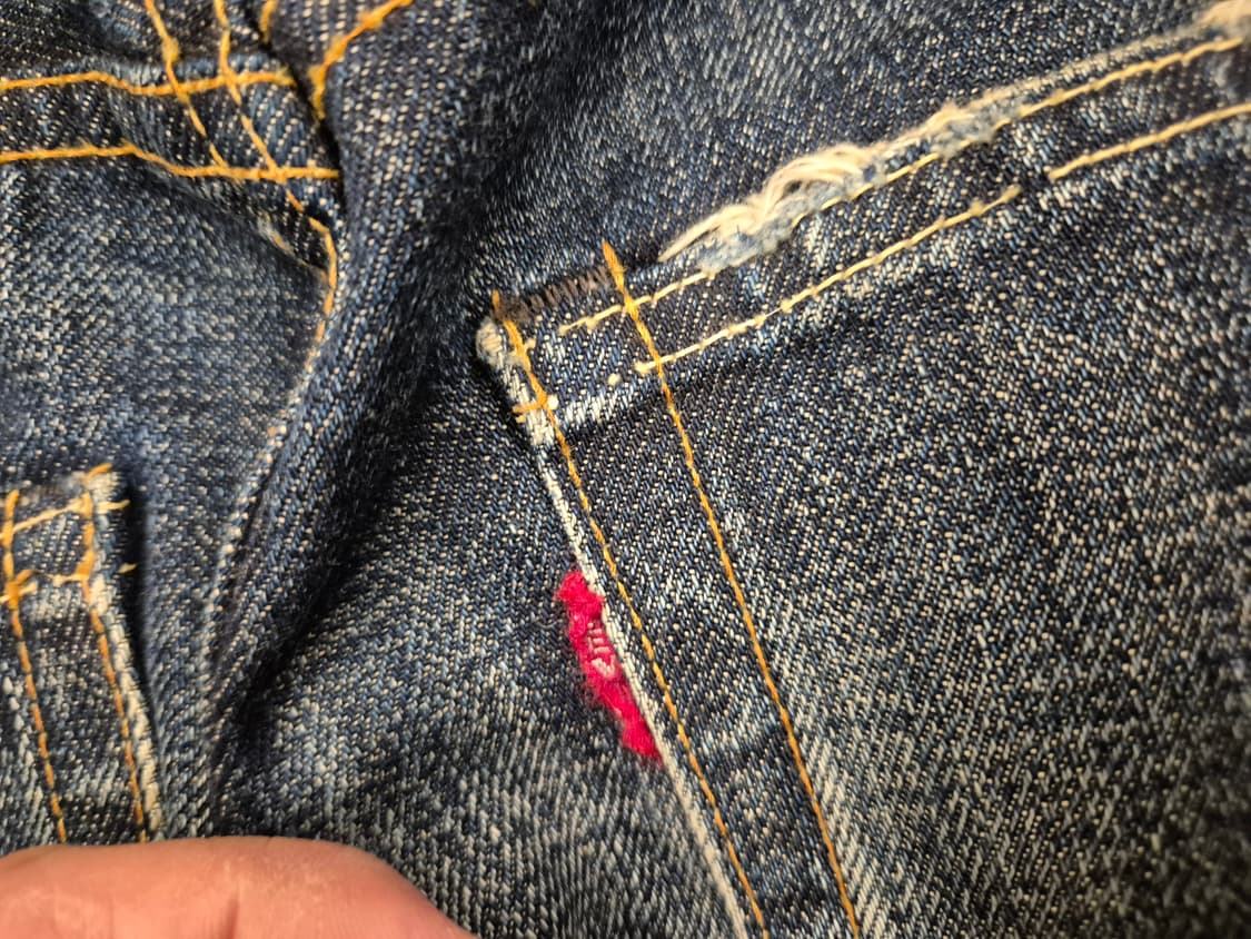 00s LEVI'S LVC66501 데님 팬츠 상품이미지5