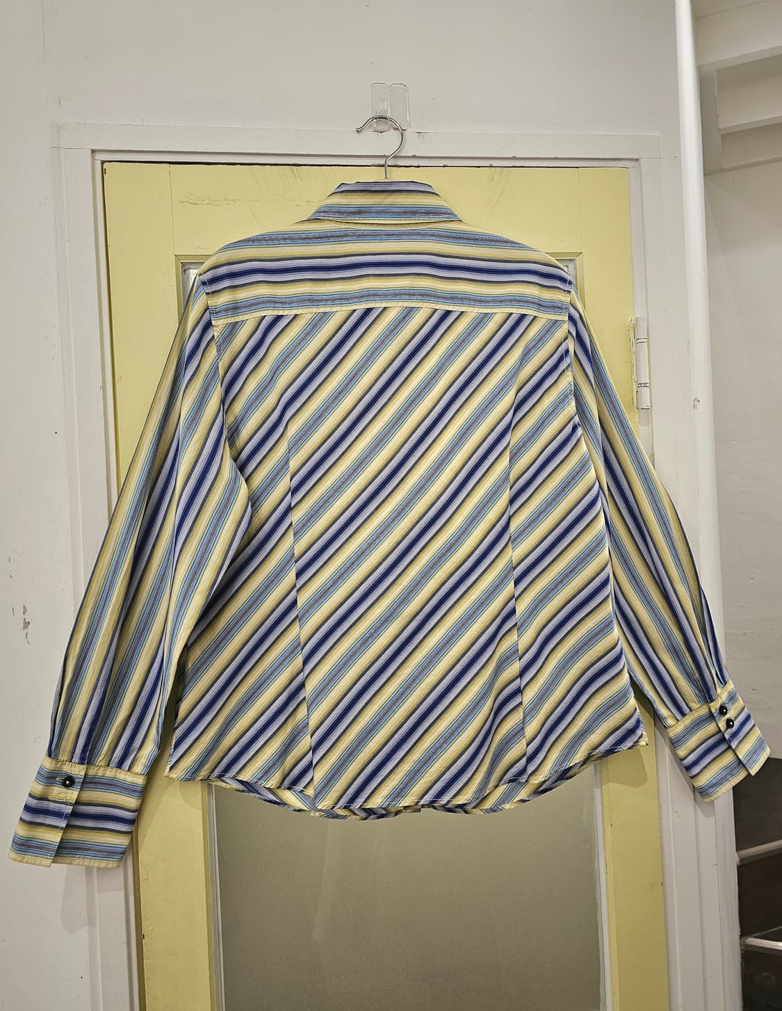 80-90's Tommy Hilfiger 사선 스트라이프 셔츠 상품이미지9