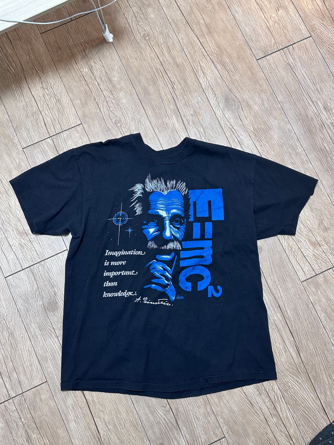 90s 빈티지 아인슈타인 티셔츠 XL 상품이미지1
