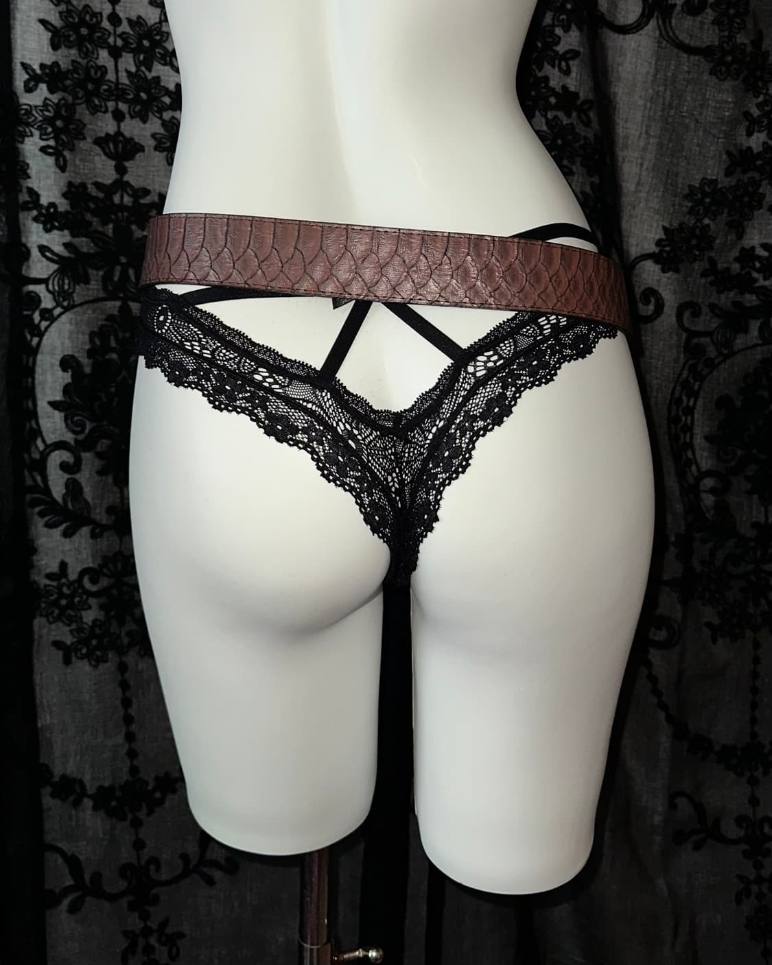 Y2K Brown Belt 상품이미지4