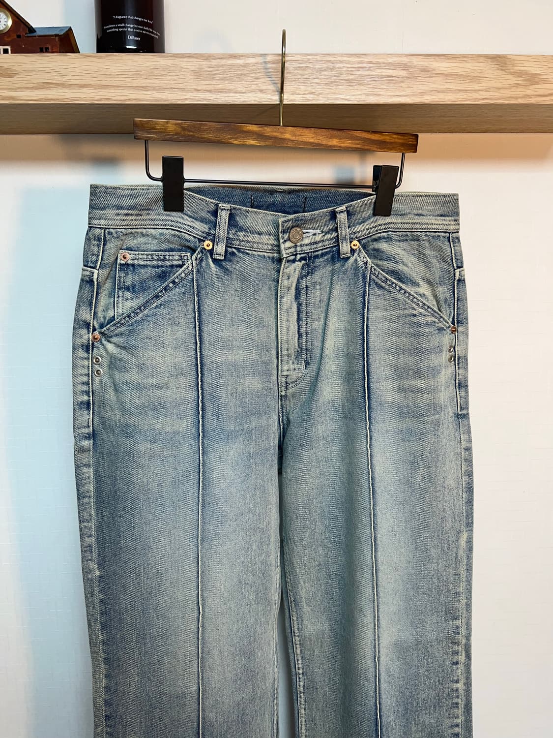 핀턱 스트레이트 데님 상품이미지3