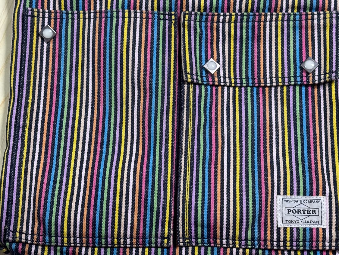 포터xSLAPSHOT 스트라이프 코튼 백 상품이미지2