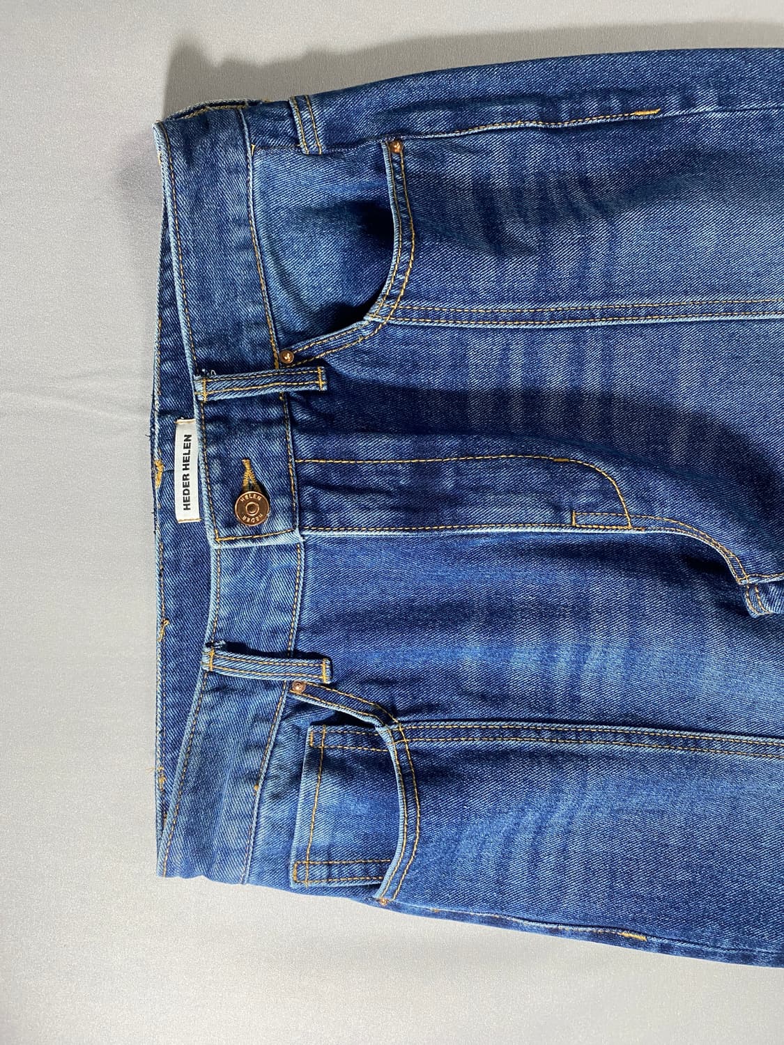 Heder Helen Indigo Love Denim Pants 상품이미지5