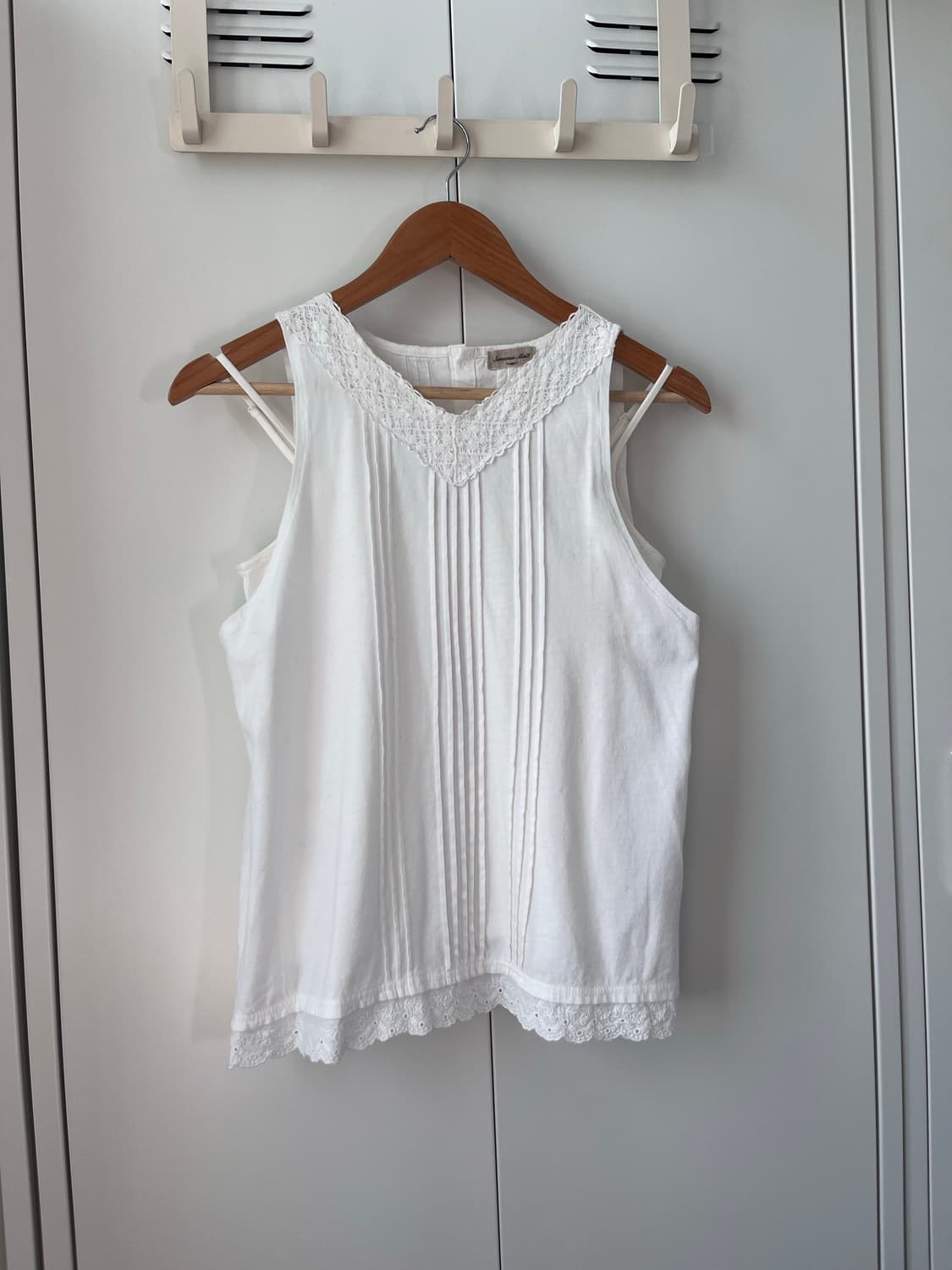 Samansa mos2 사만사모스 레이스 핀턱 주름 슬리브리스 상품이미지4