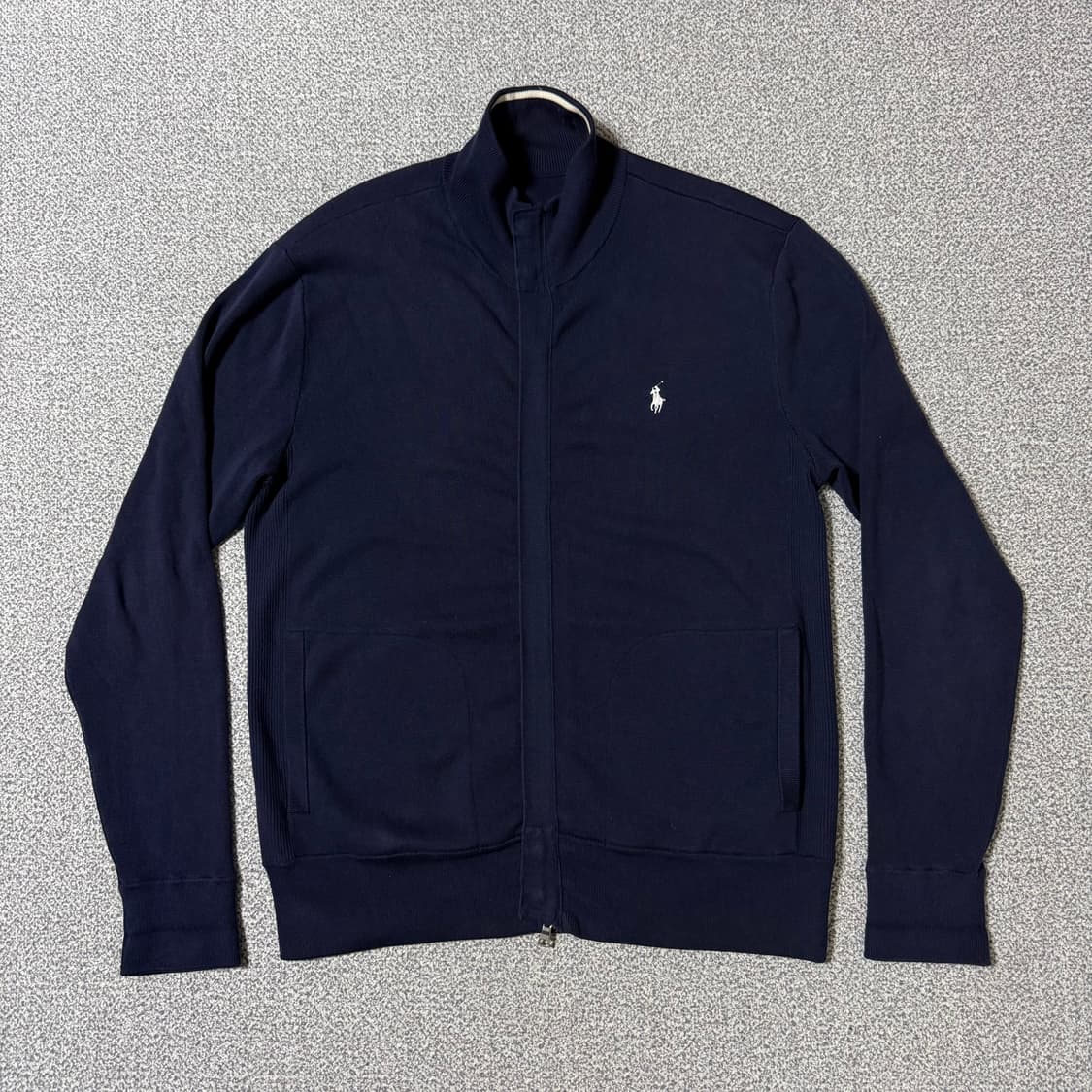 폴로 랄프로렌 니트 집업 네이비 L 상품이미지1
