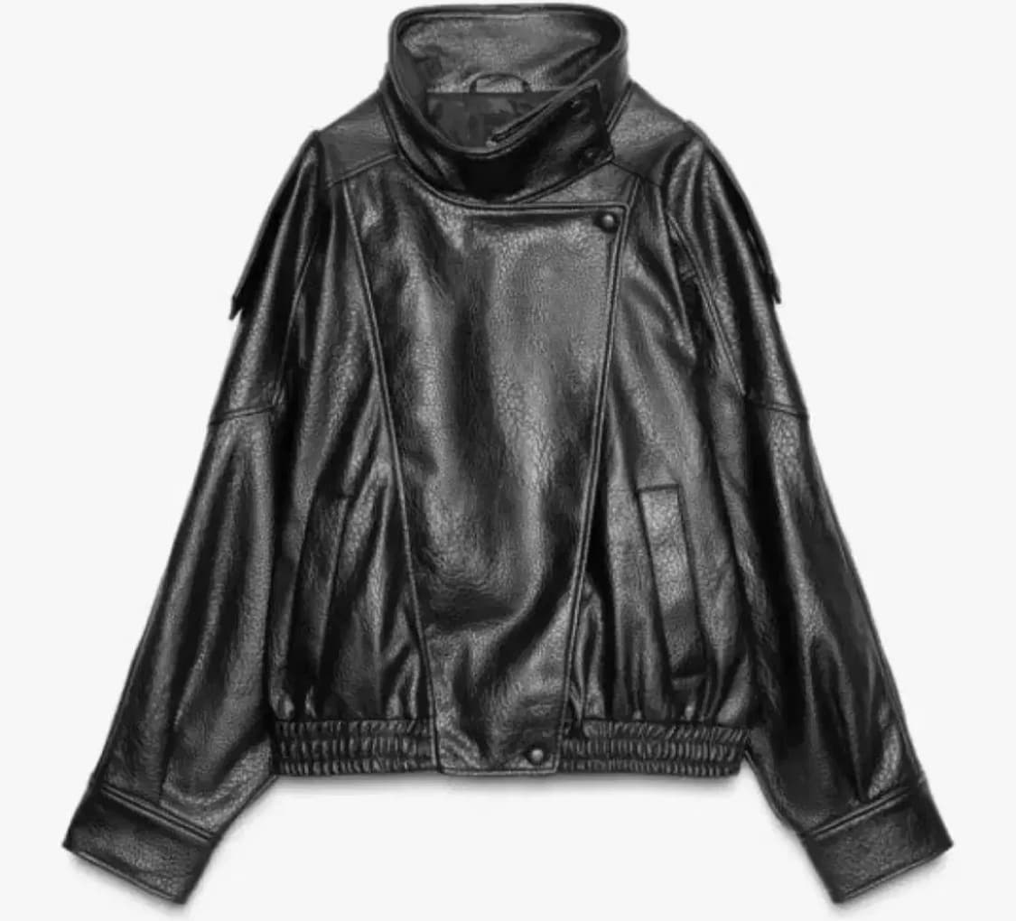 자라 페이크 레더 자켓 점퍼 M 상품이미지1