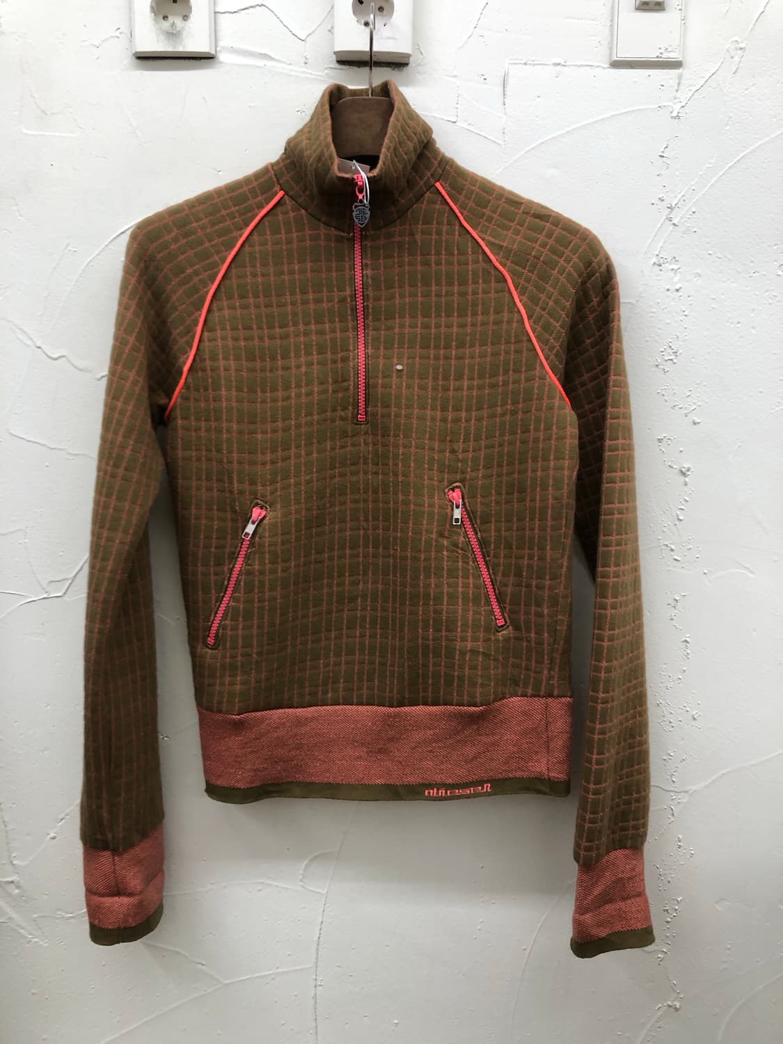 디젤 체크 하프 집업 상품이미지1