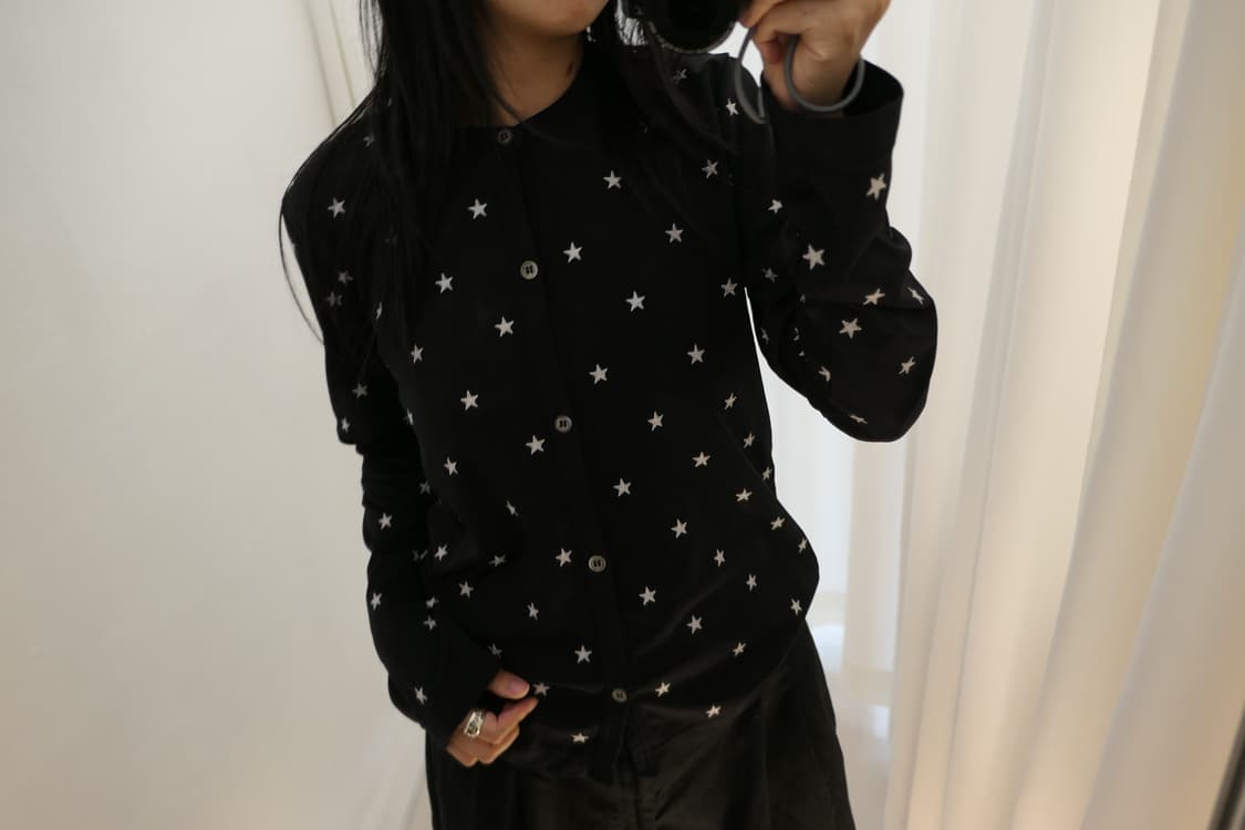 Star embroidered cardigan 상품이미지7