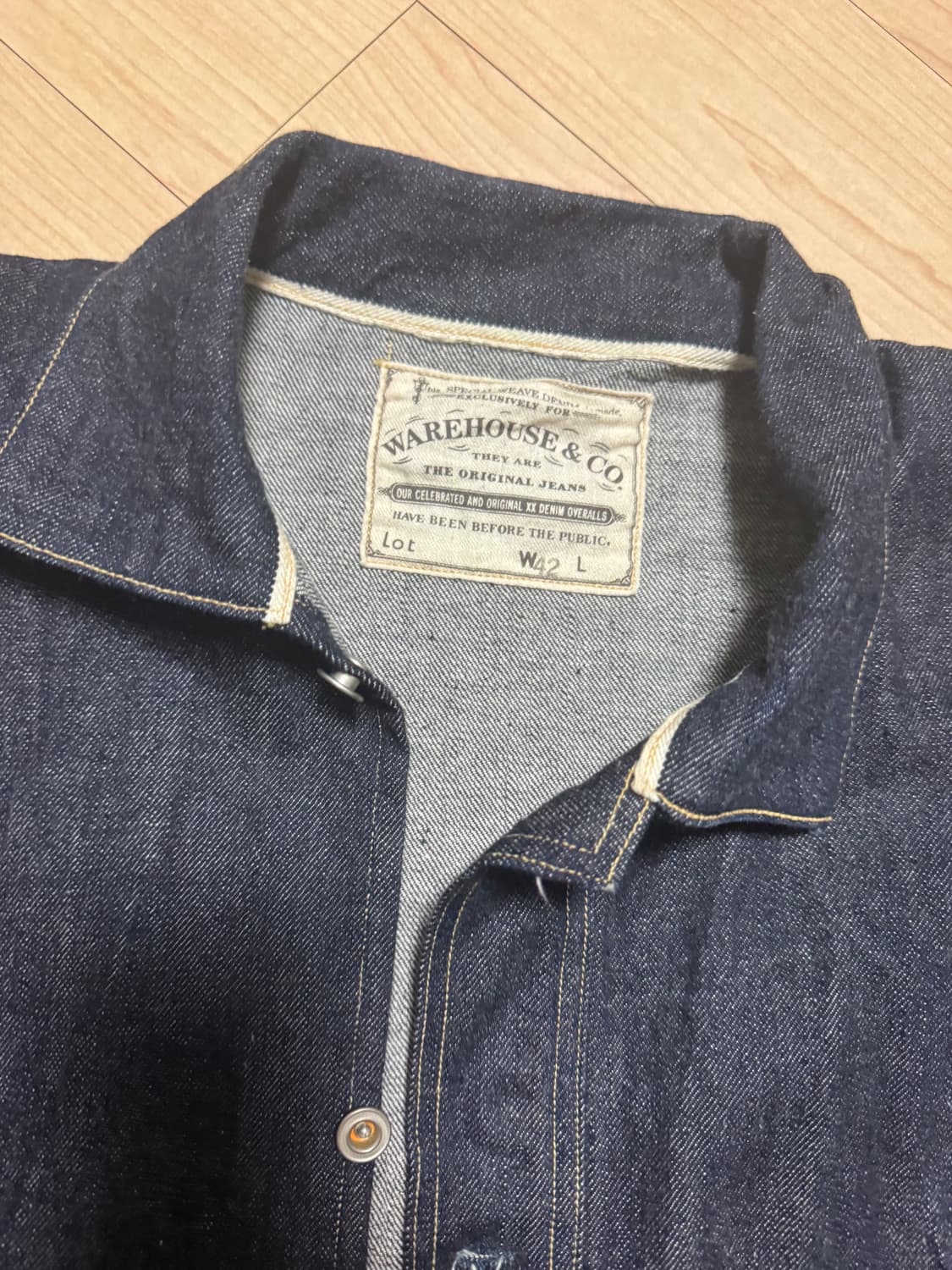 웨어하우스 2212 데님자켓 상품이미지6