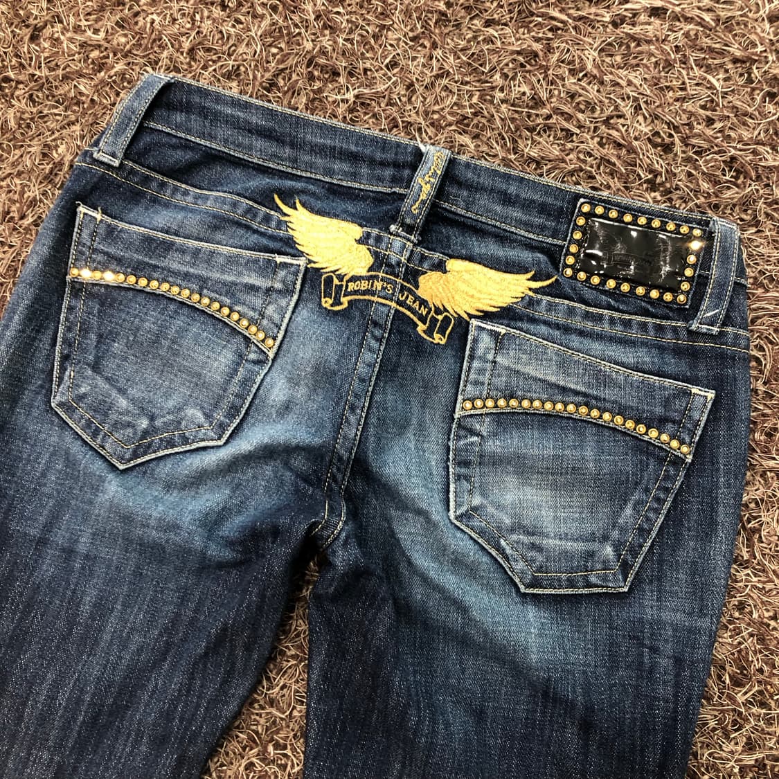 로빈스진 부츠컷 워싱 데님 팬츠 상품이미지2