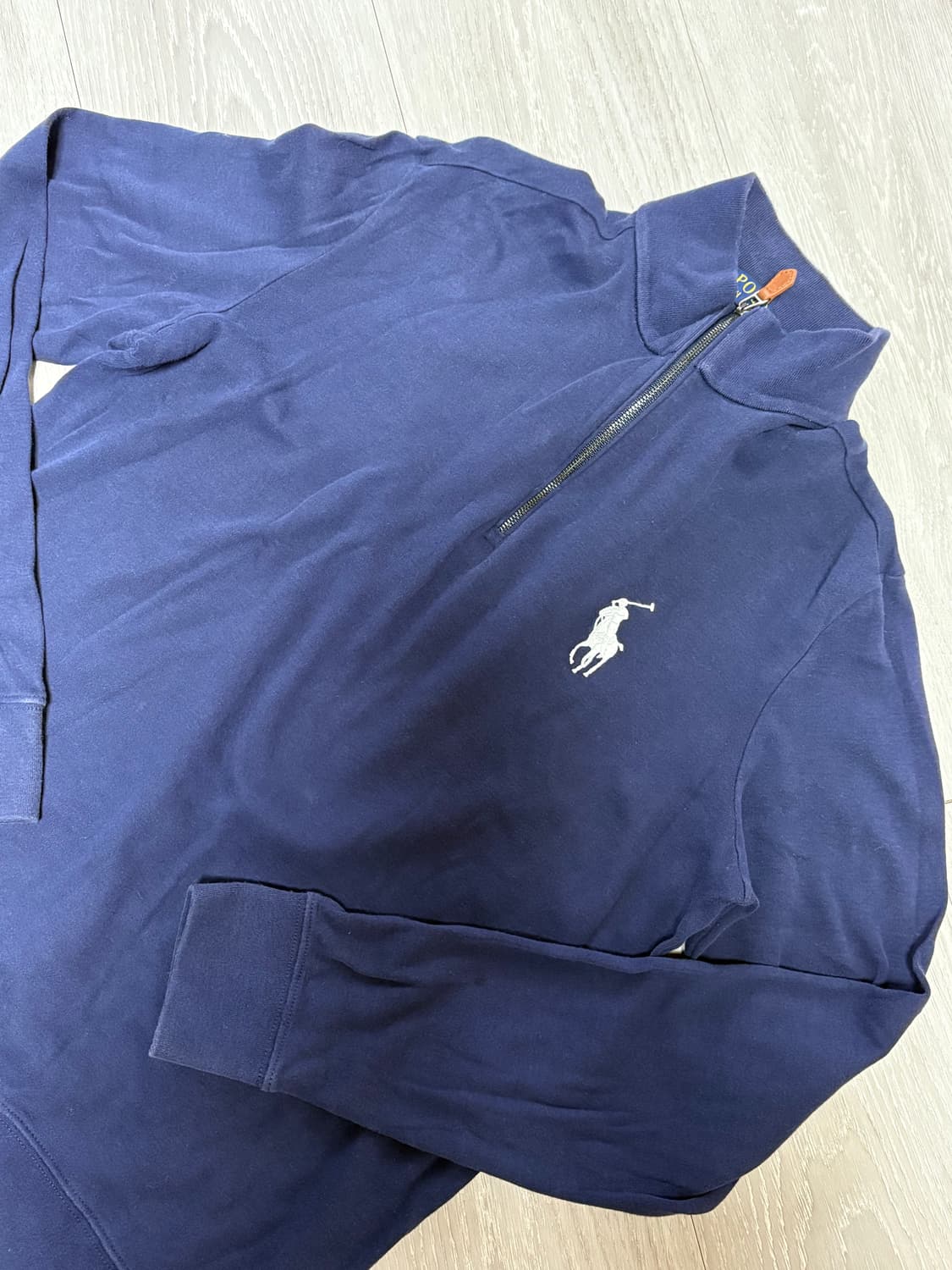 폴로 랄프로렌 네이비 빅포니 반집업 상품이미지2