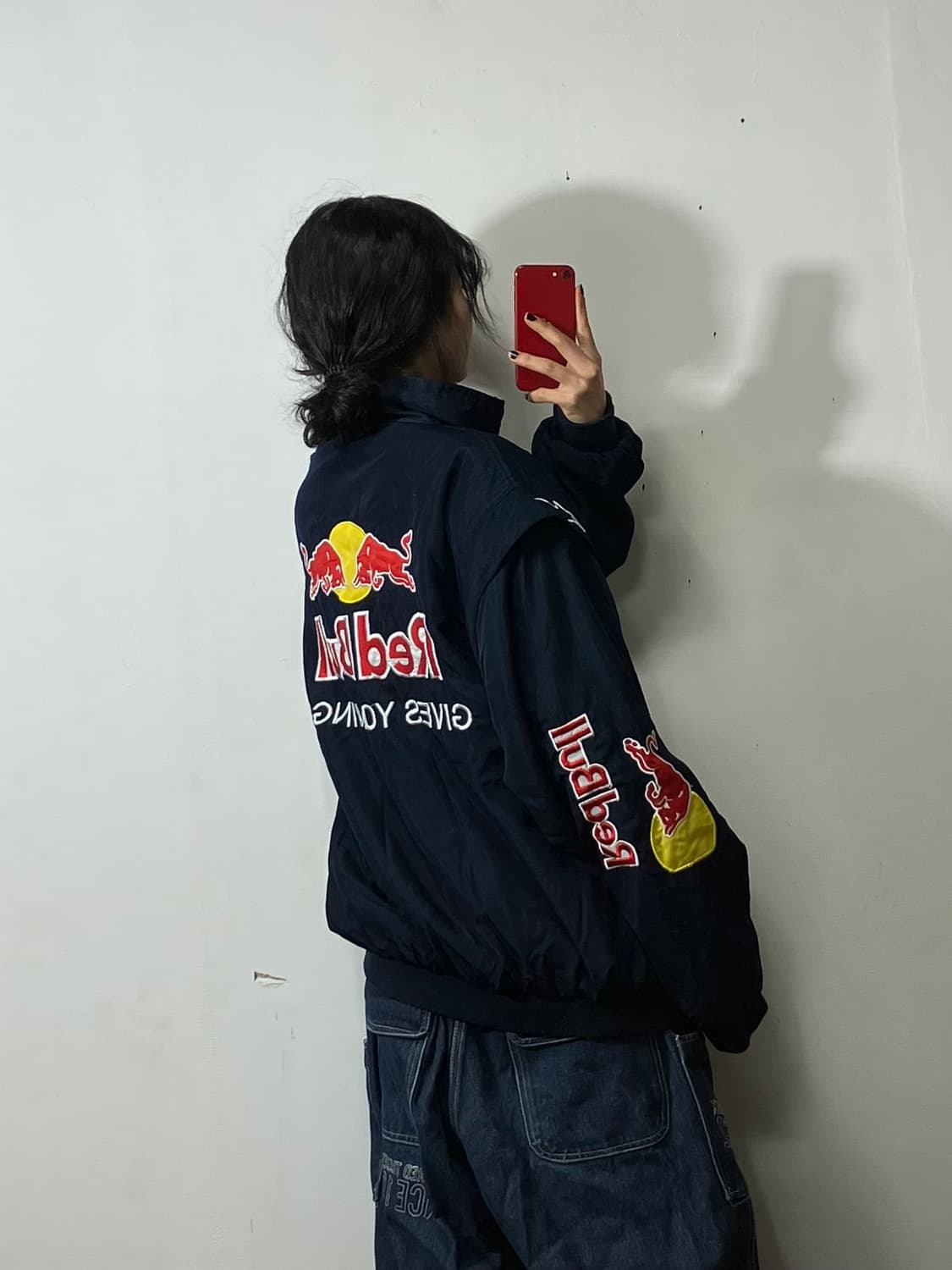 레드불 빅로고 바시티 자켓  상품이미지3