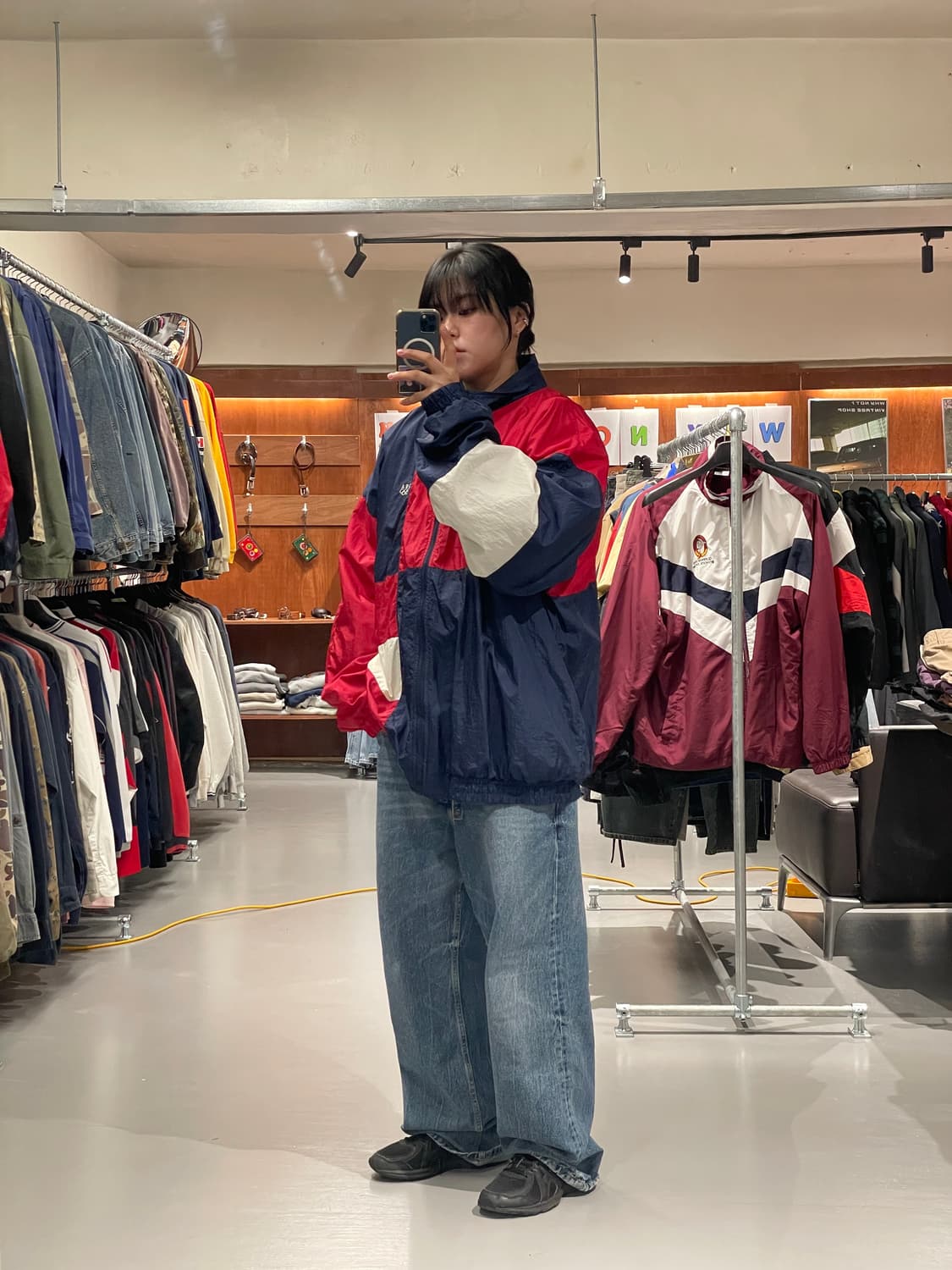 90s 올림픽 팀 바람막이 자켓 상품이미지2