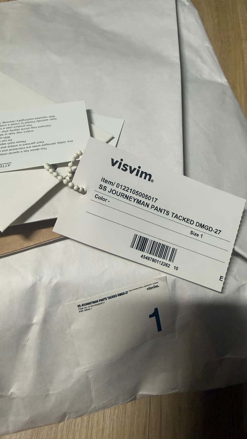visvim 22ss journeyman dmgd-27 1size 상품이미지3