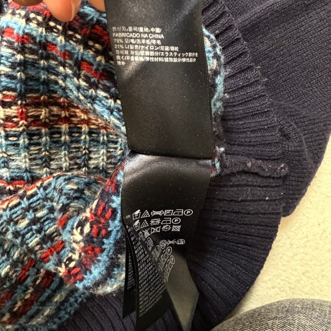 타미힐피거 노르딕 니트 가디건 XL 상품이미지7