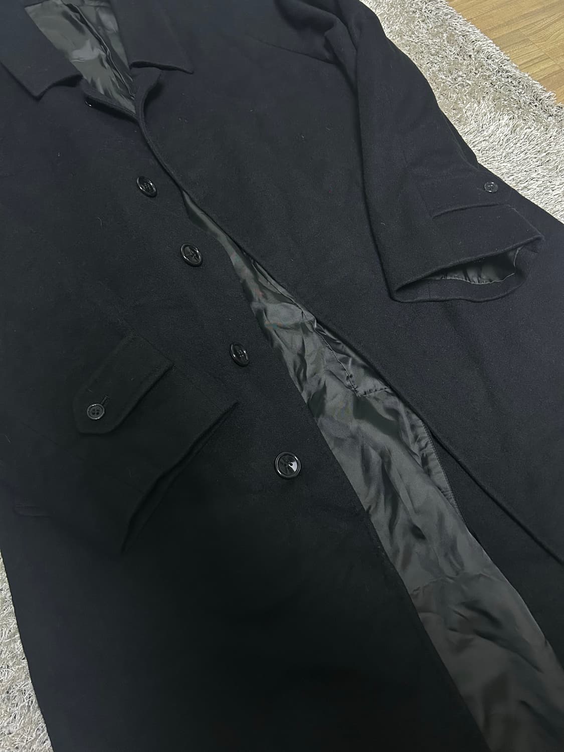 스코틀랜드제 크롬비 캐시미어100프로 코트 사이즈 105 상품이미지2