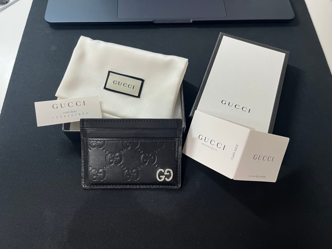 구찌 GG 시그니처 카드지갑 S급 풀박스 상품이미지1