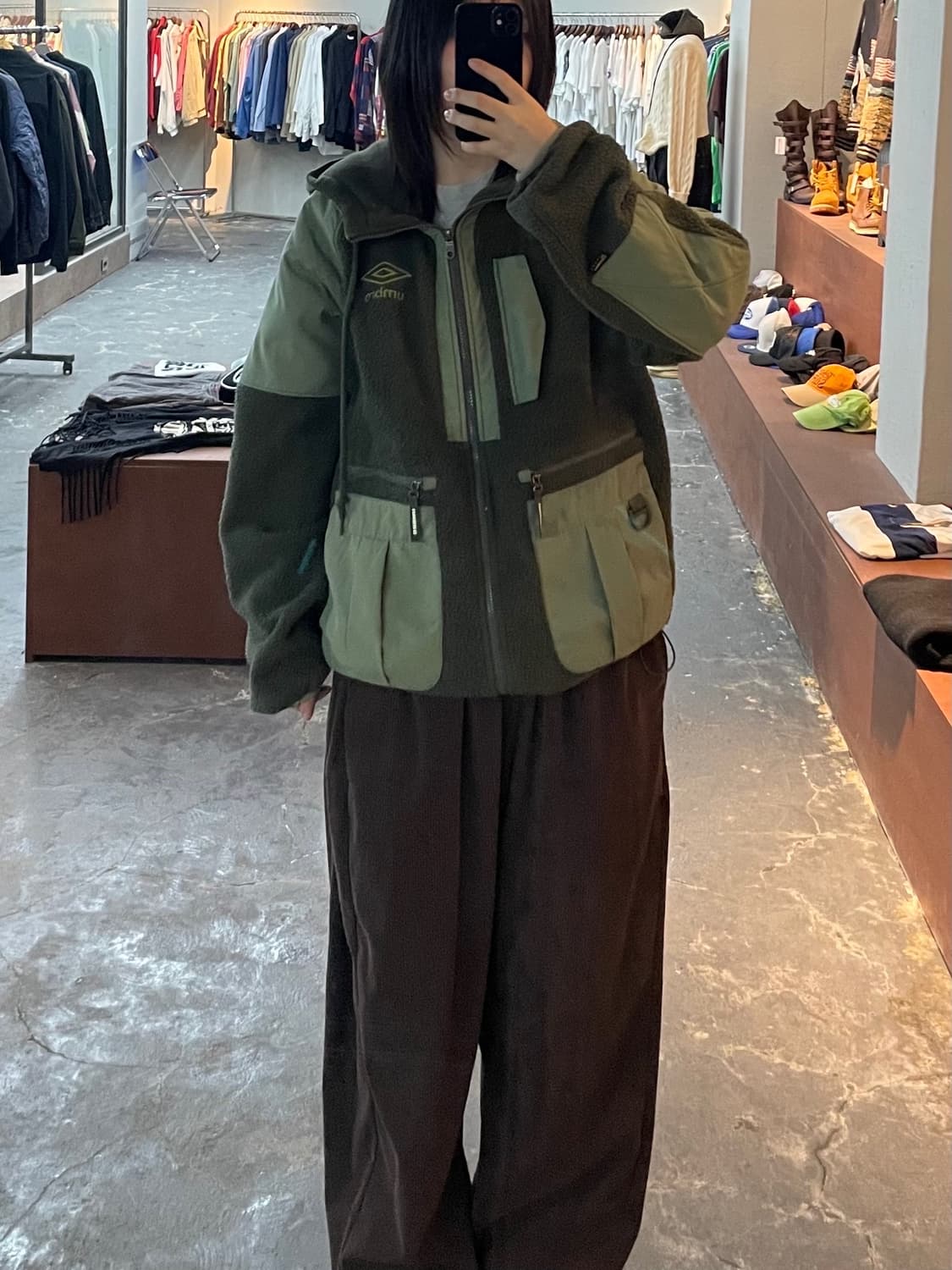 엄브로 코듀라 택트 플리스 후드 집업자켓 H1051 상품이미지1