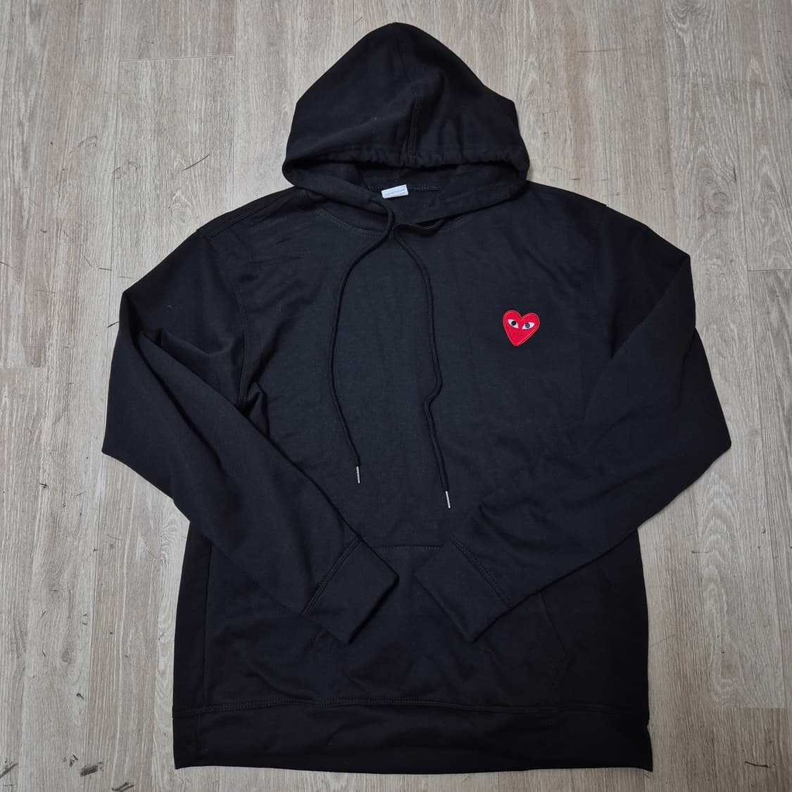 꼼데가르송 레드하트 후드티 L(100) 상품이미지1