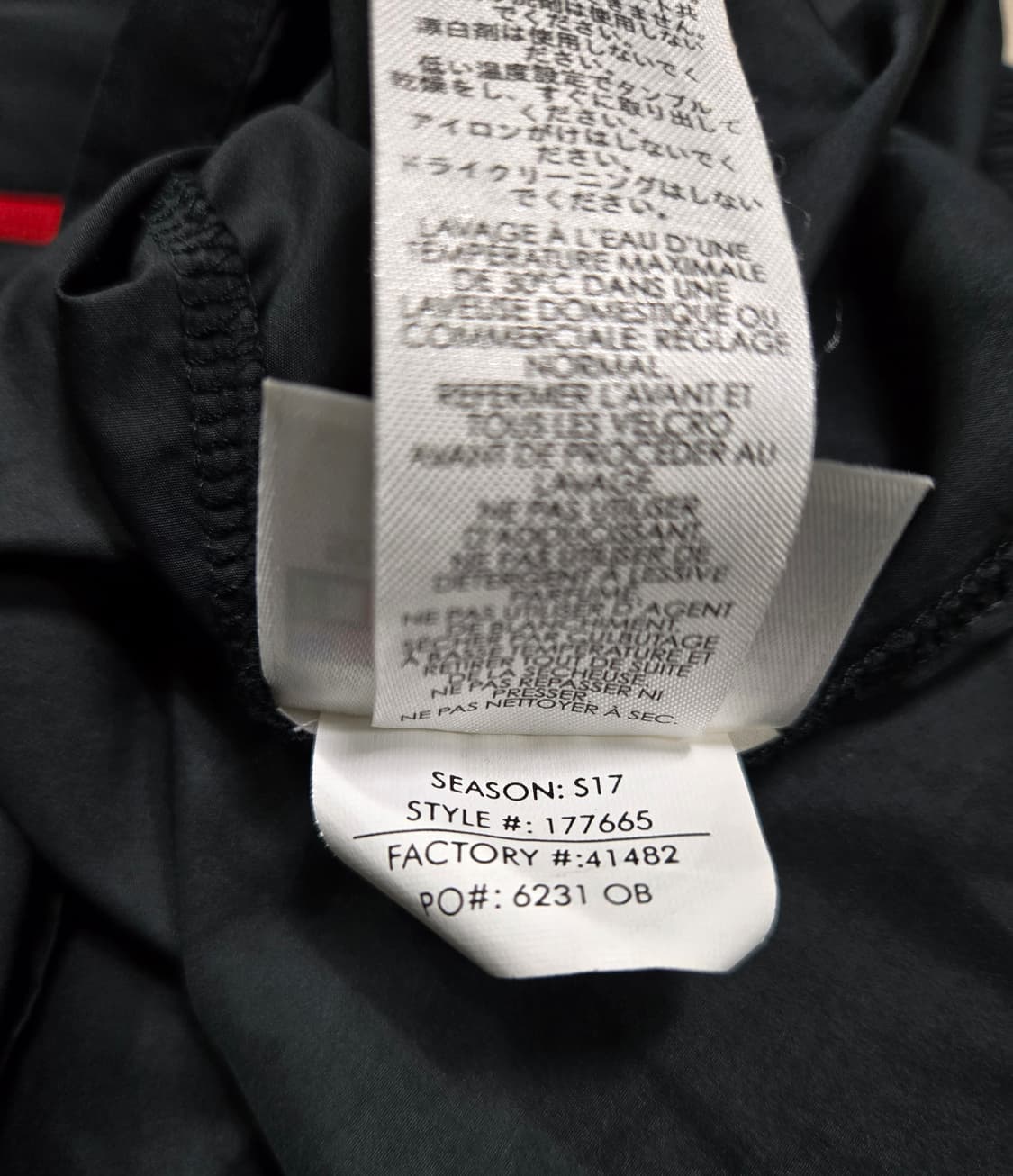 스파이더 경량 방풍자켓 바람막이자켓 100~105 상품이미지10