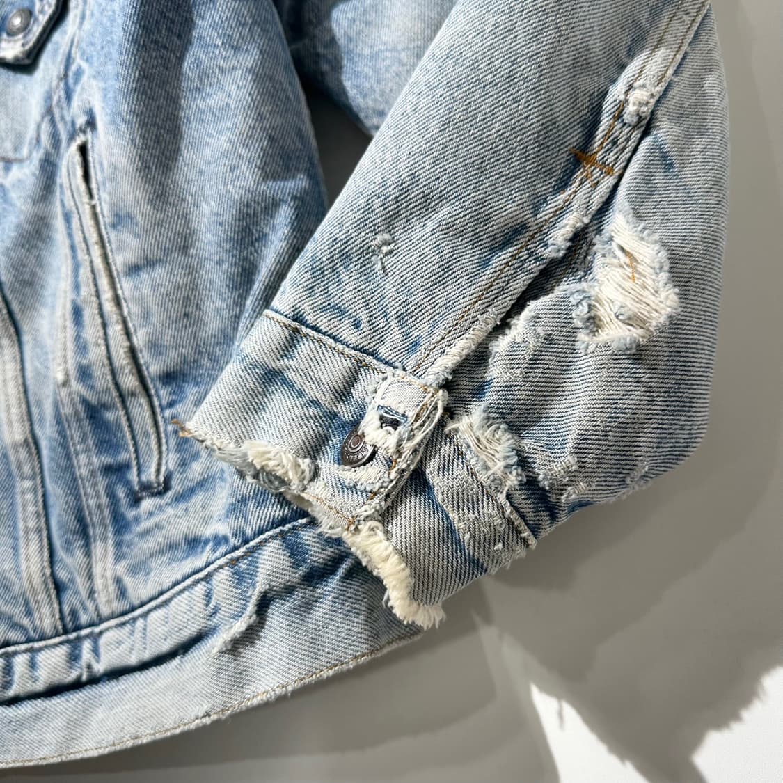 70‘s USA 리바이스 쉐르파 데님 트러커 자켓 상품이미지6