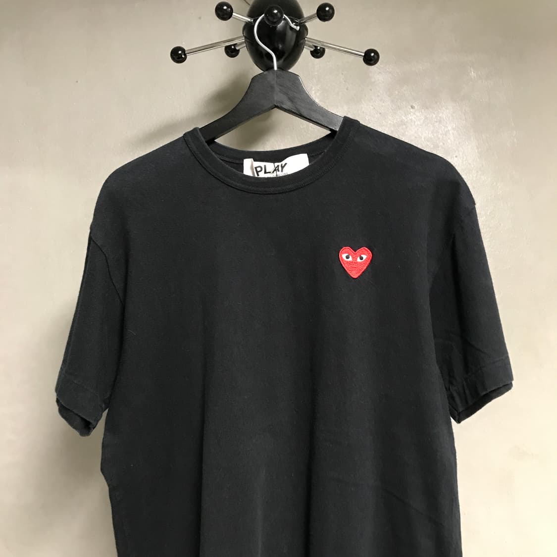 꼼데가르송 와펜 반팔 티셔츠 블랙 XL 상품이미지2