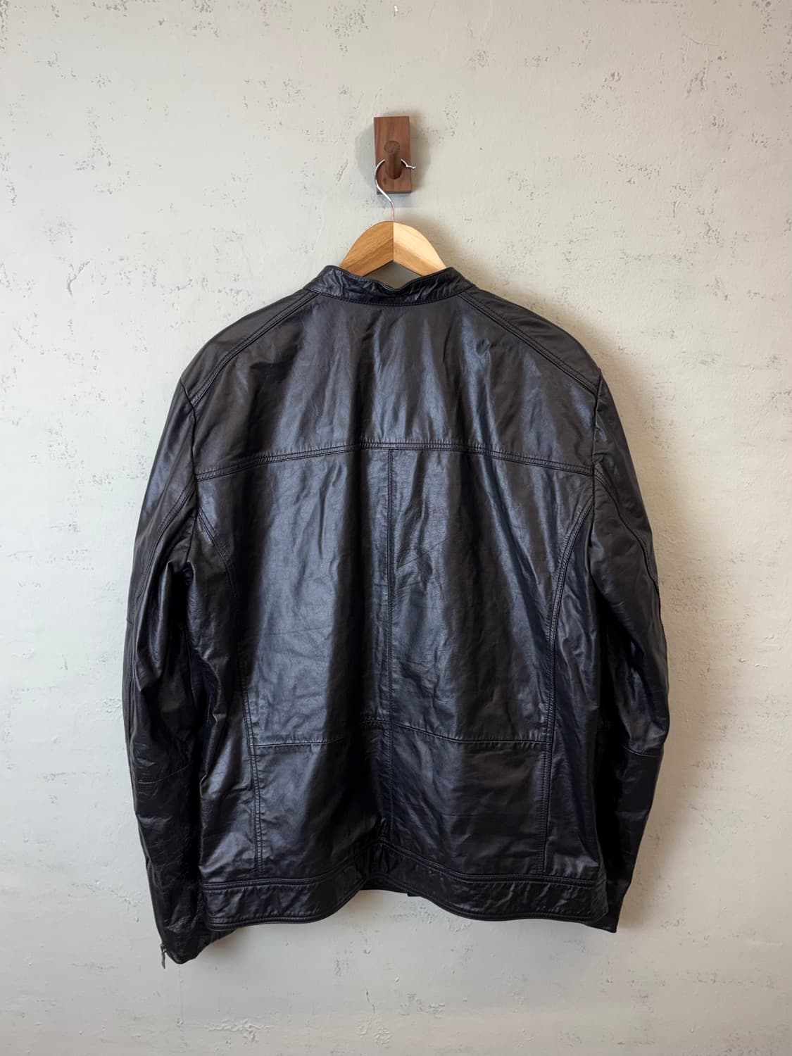 프리키네이션 빈티지 가죽 라이더 자켓 상품이미지2