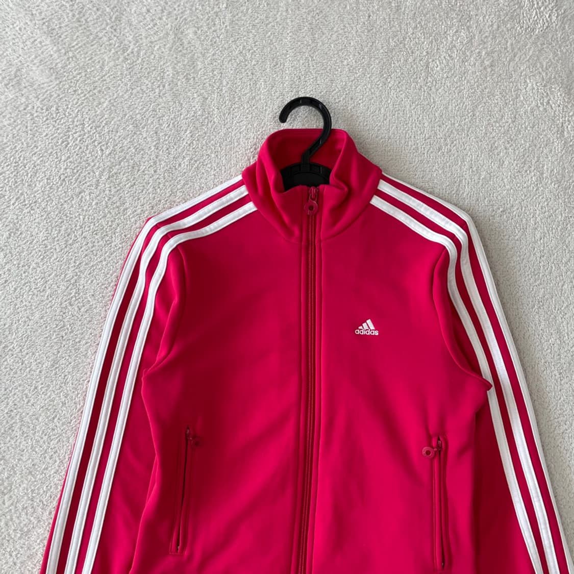 85 아디다스 여성 핫핑크 삼선 트랙탑 져지 상품이미지2
