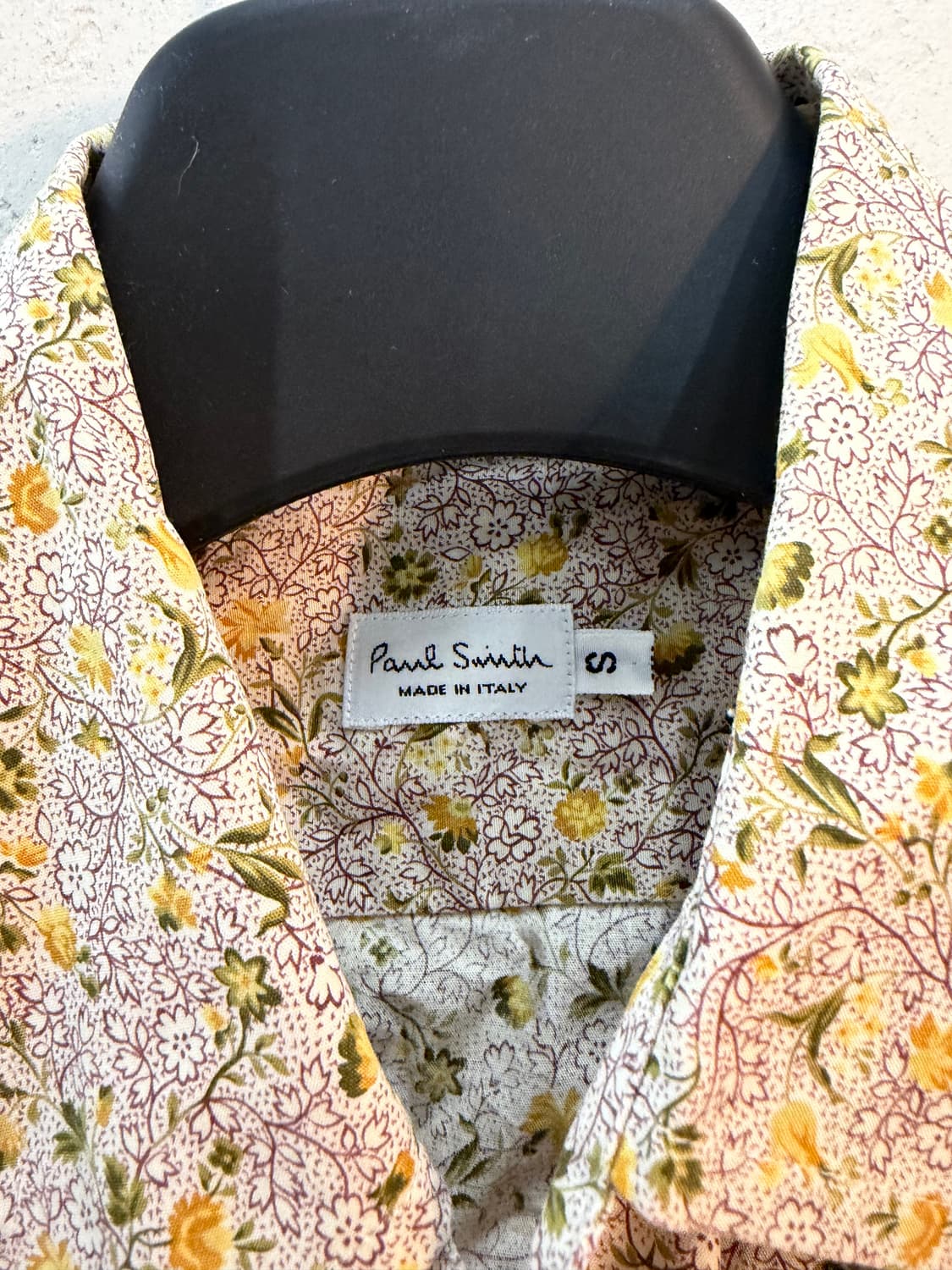 Paul Smith flower pattern shirt S 상품이미지7