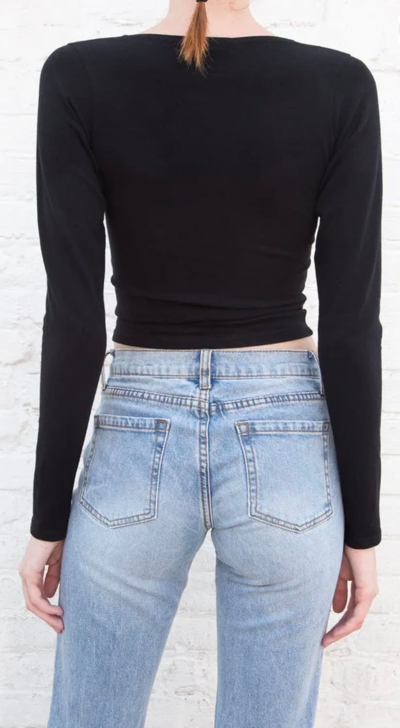 Brandy melville 브랜디 멜빌 amara long sleeve 상품이미지6