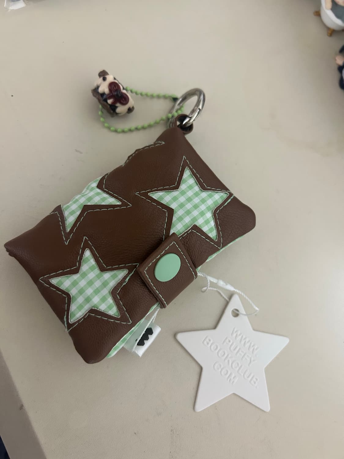 (새상품) 졸리레이드 x 퍼피북클럽 럭키 카드 북 카드지갑 브라운 상품이미지2