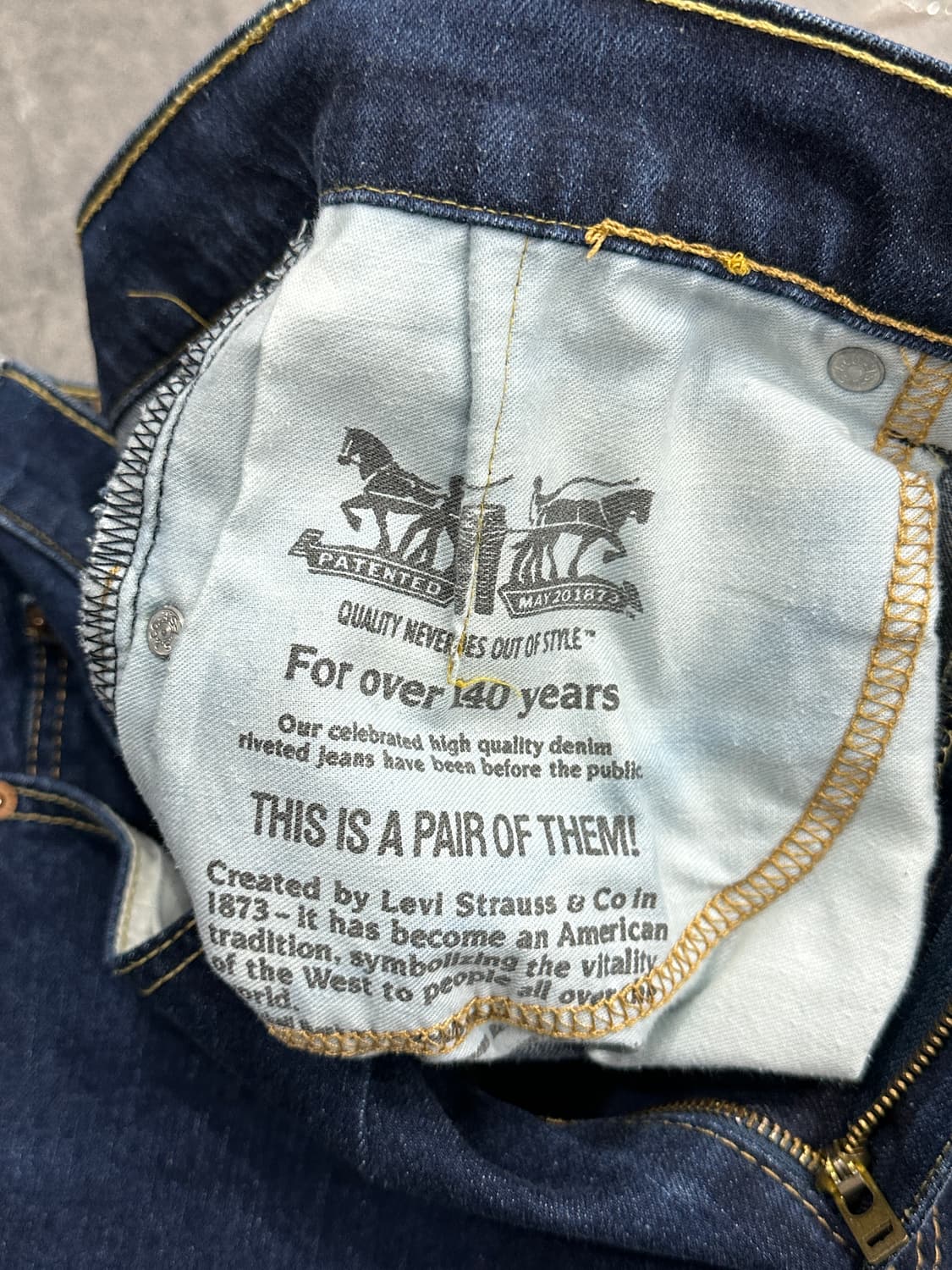 리바이스 550 데님 팬츠 32인치 상품이미지3