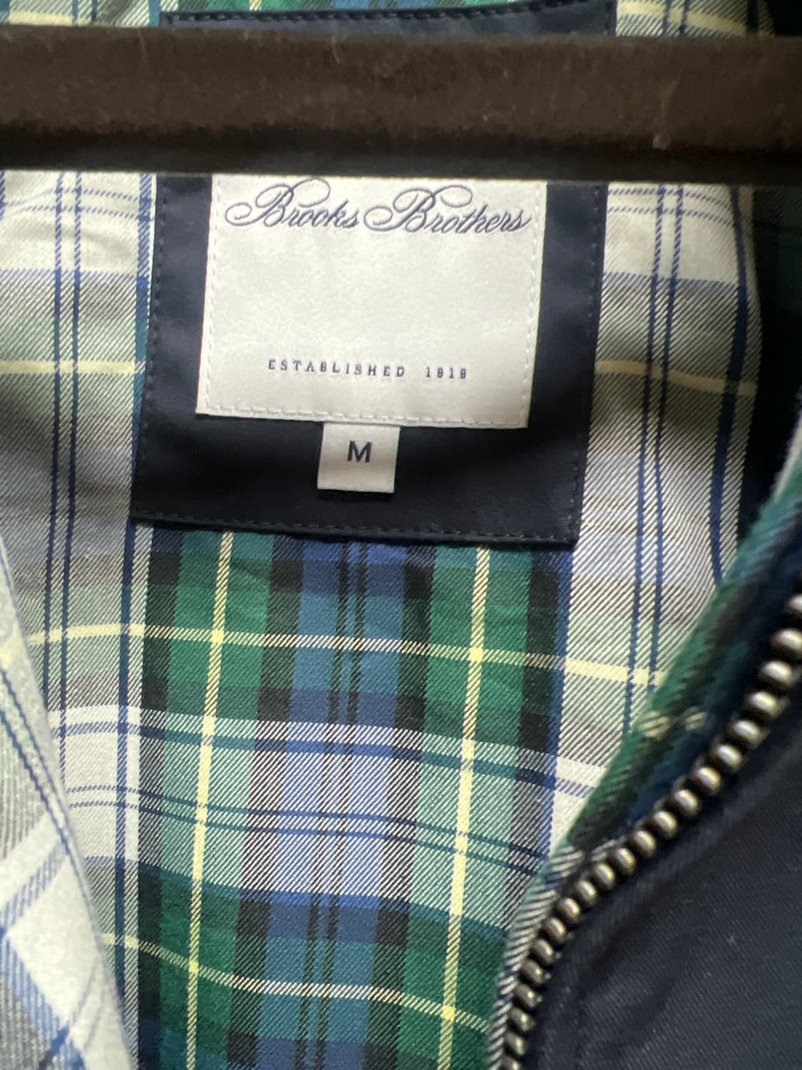 미사용 신품) 브룩스브라더스 블루종 네이비 M사이즈 상품이미지3
