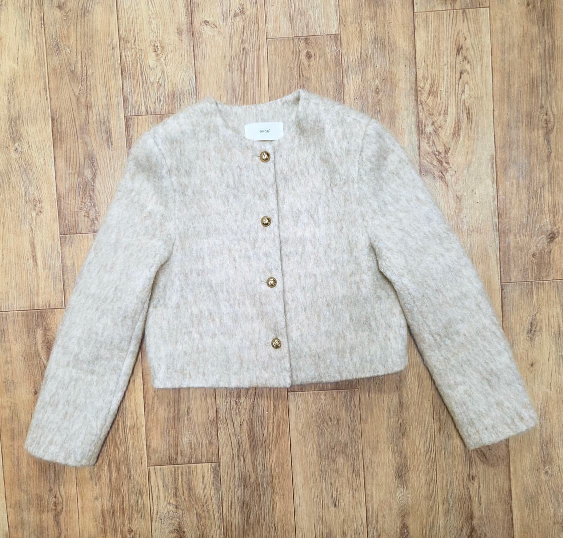 온도(ondo) 울 브러쉬자켓 55-66 새상품 상품이미지3