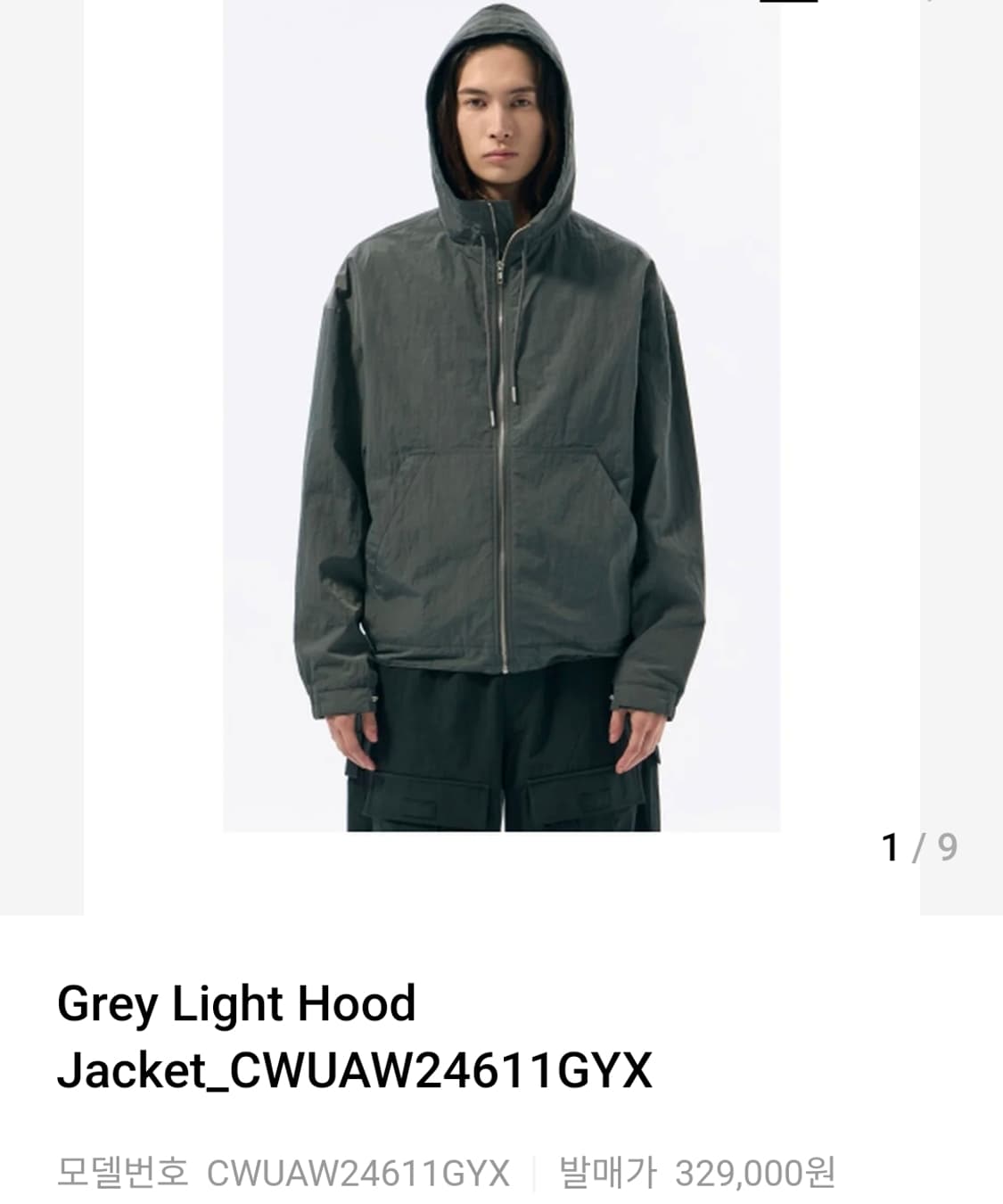 [48(100)] 커스텀멜로우 라이트 후드 점퍼 바람막이 자켓 상품이미지2