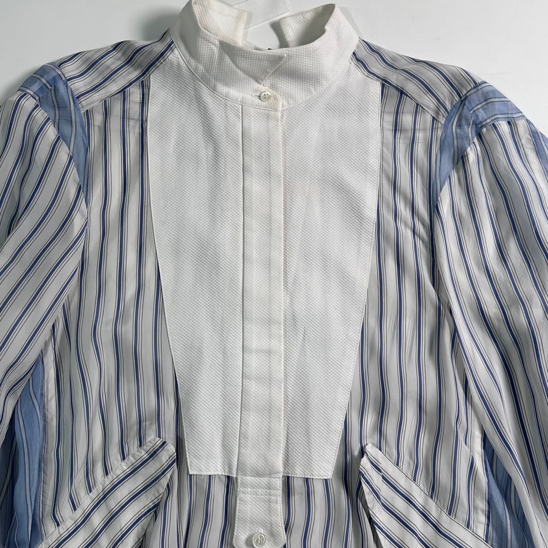 사카이 스트라이프 언발란스 셔츠  상품이미지7