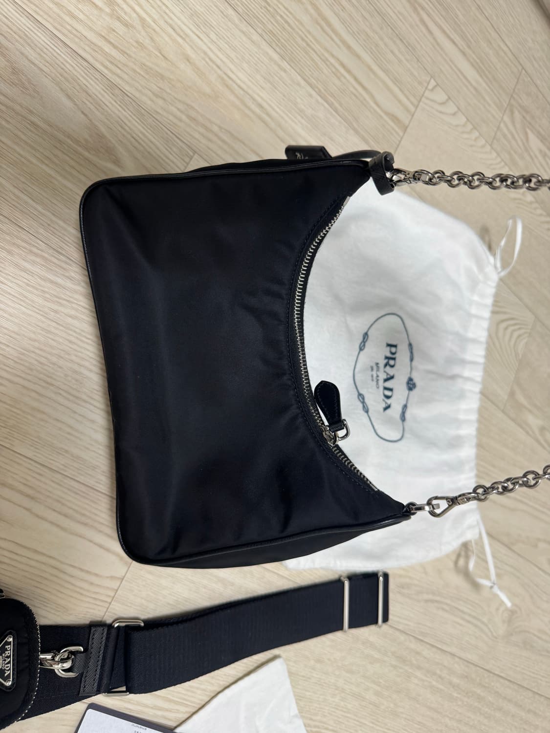 프라다 리에디션 나일론백 블랙 2005 상품이미지3