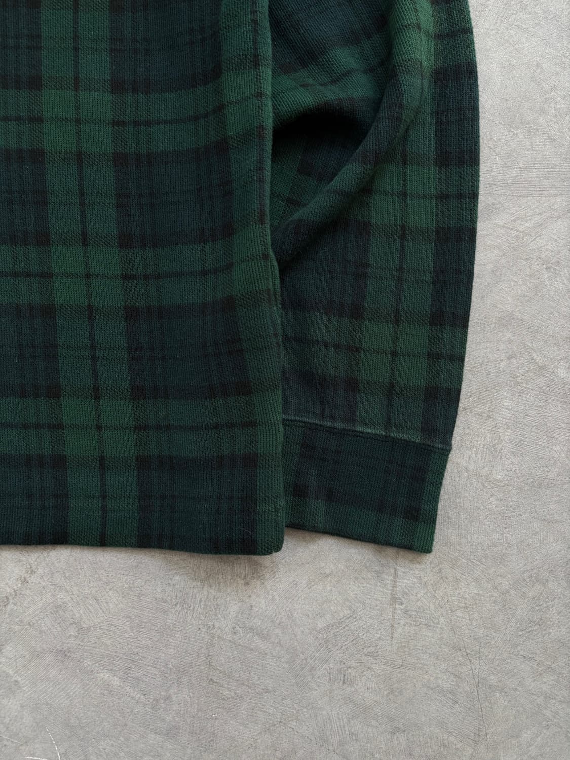 Polo 폴로 랄프로렌 신형라벨 타탄체크 하프집업 니트 상품이미지4