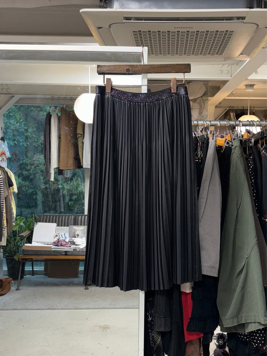 Gabardine k.t 플리츠 스커트 상품이미지1
