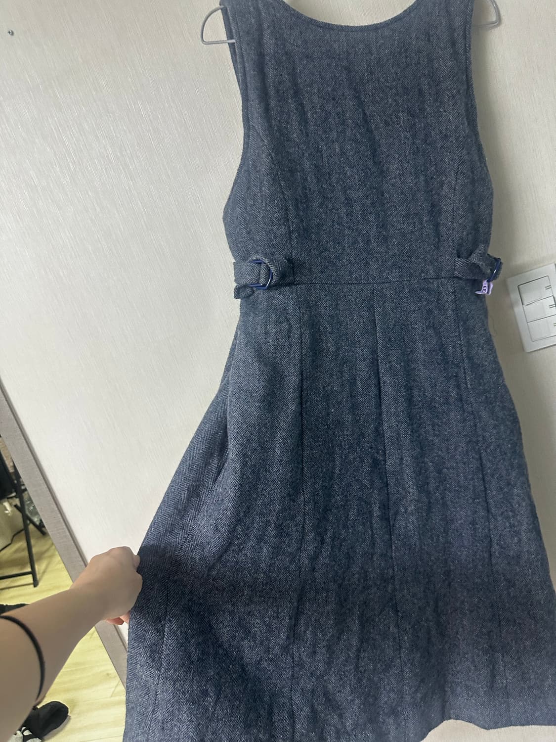 일본 빈티지 모리걸 레이어드 원피스 스커트  상품이미지3