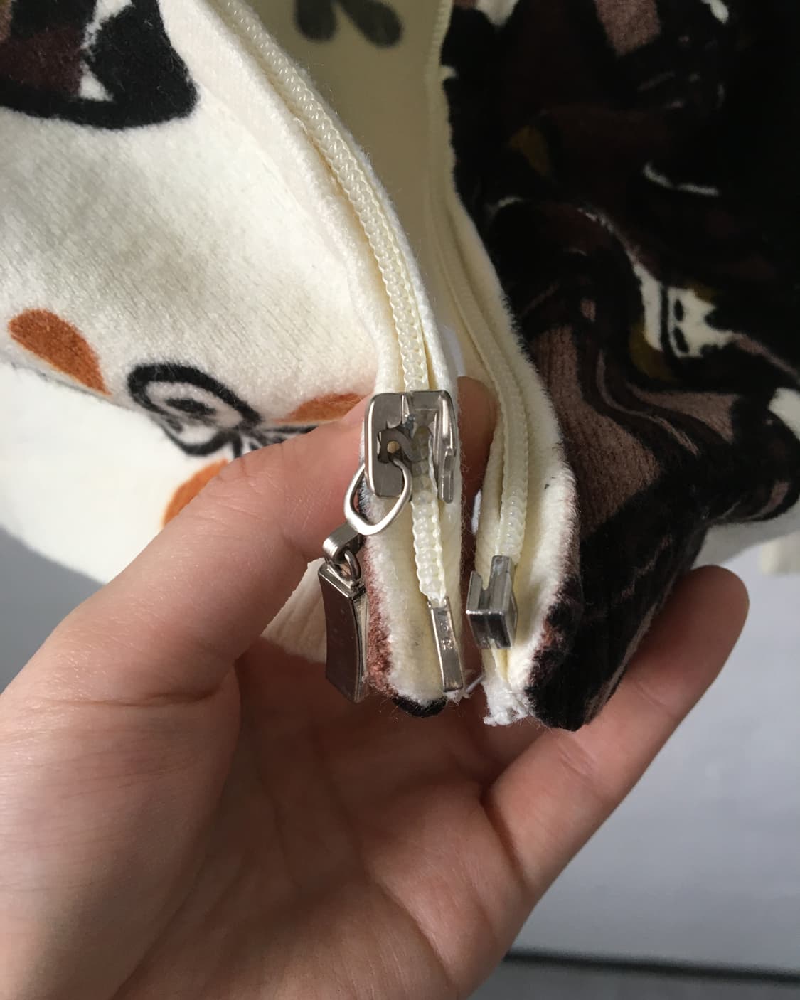 Printing point knit zip up 상품이미지3