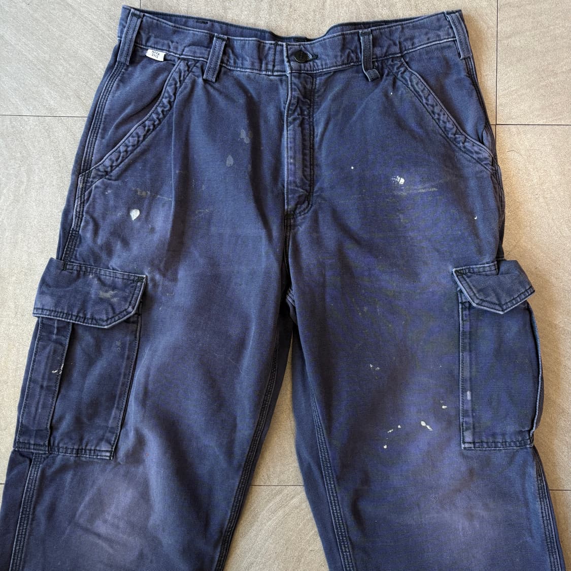 칼하트 정품 오리지널 fr 네이비 카고 팬츠 상품이미지8