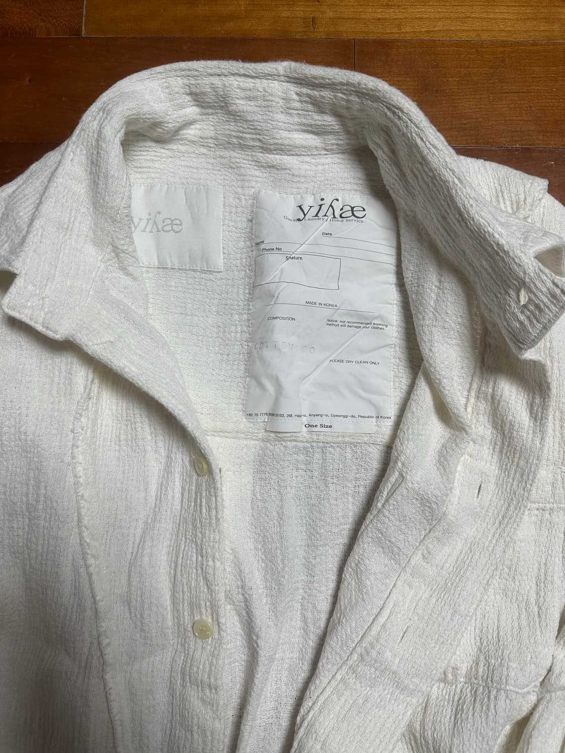 yiyae 셔츠 M 상품이미지4