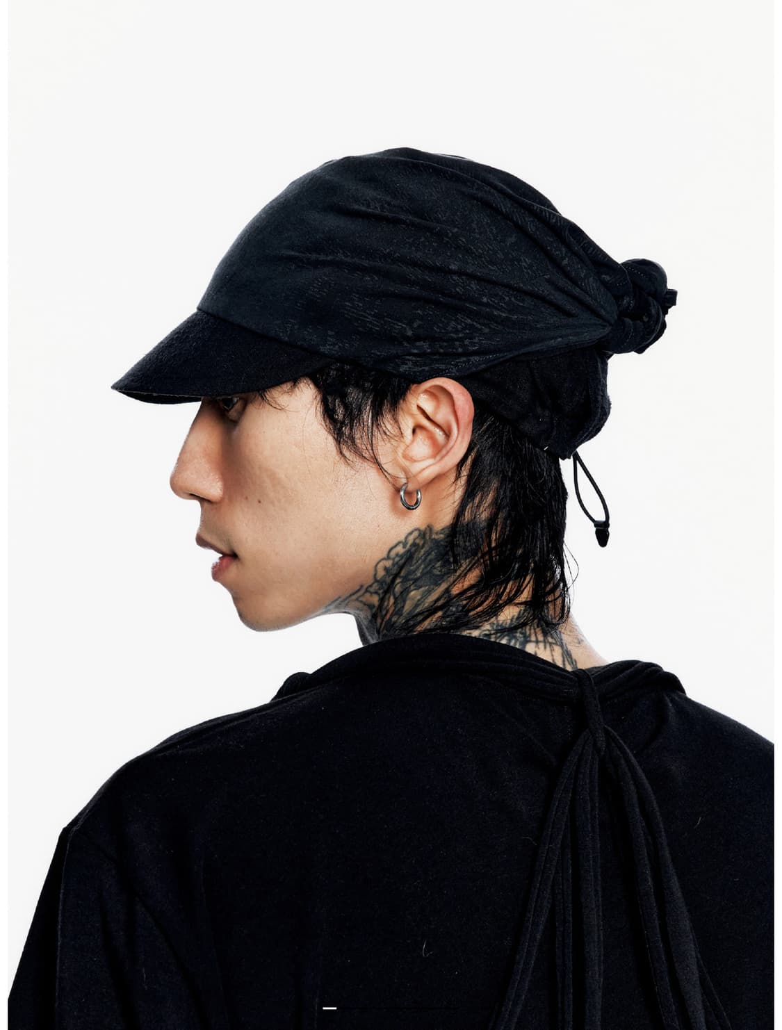 혜인서 레이어드 스카프 캡 상품이미지1