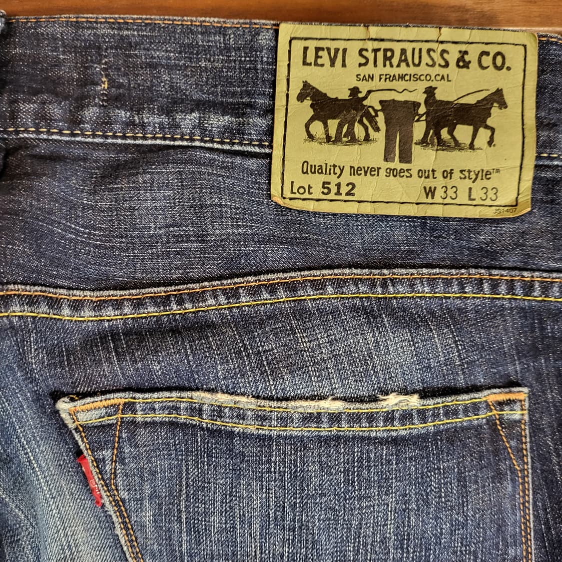 리바이스 청바지 512 (34) 부츠컷 상품이미지7