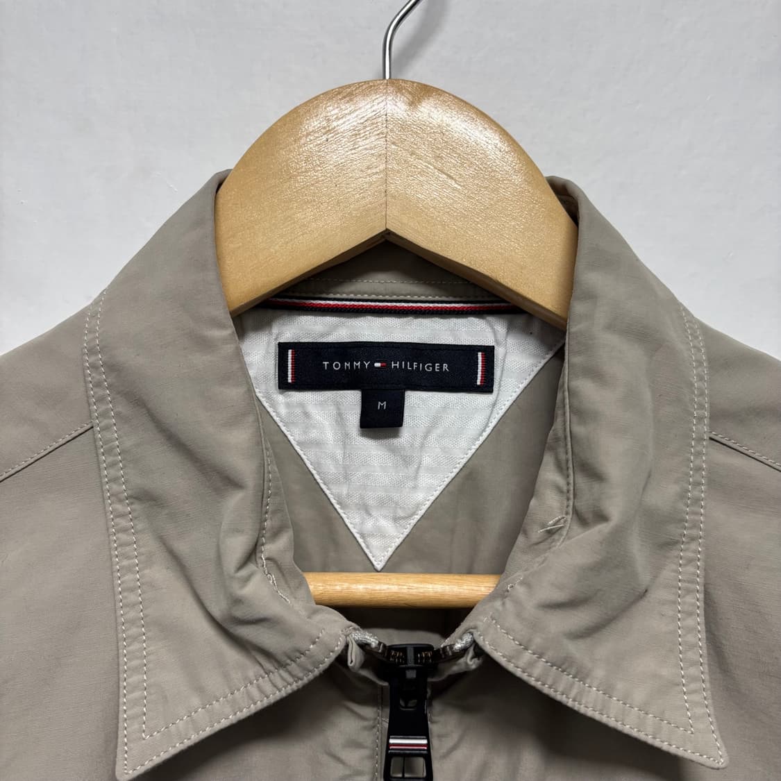 타미힐피거 베이지 나일론 셔츠자켓 상품이미지5