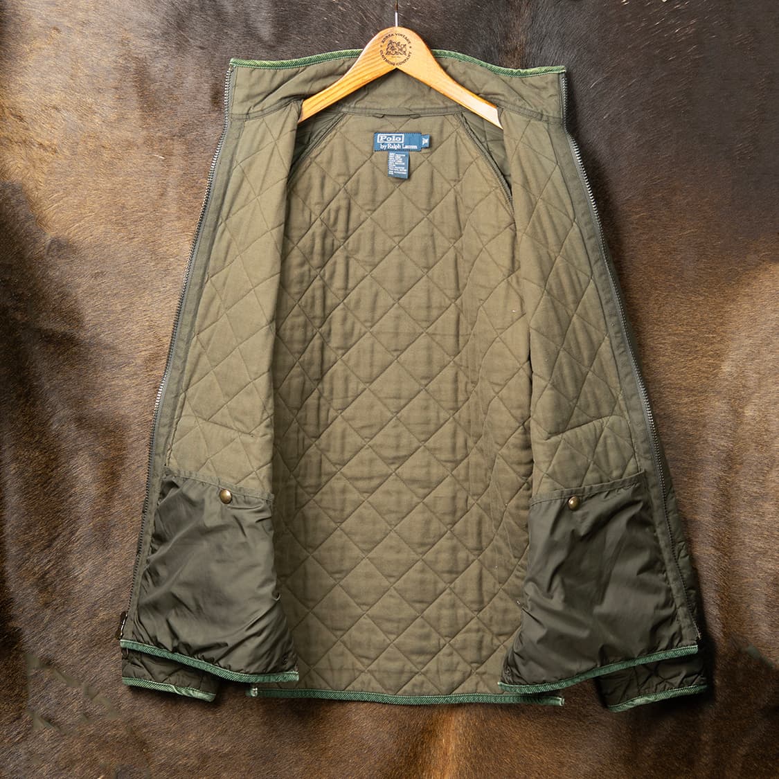 [M] 폴로 랄프로렌 퀼팅 / 퀼티드 자켓 올리브 MO-2398  상품이미지3