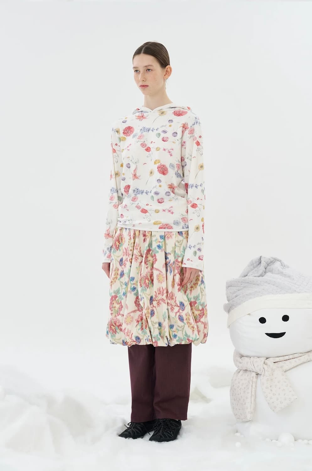 페스토 FLORAL BALLOON SKIRT APPLE 상품이미지1