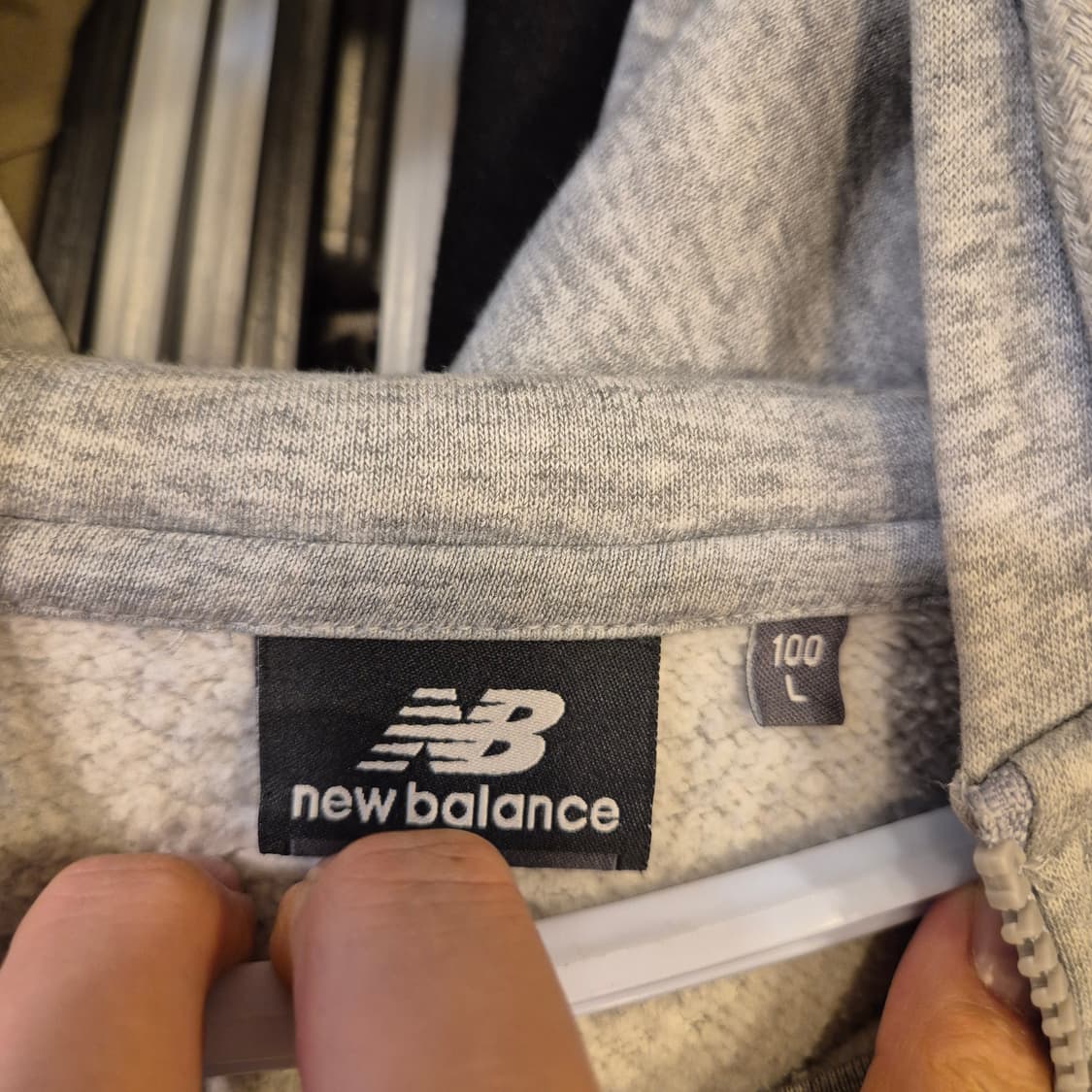 L~XL 뉴발란스 그레이 후드집업  상품이미지3