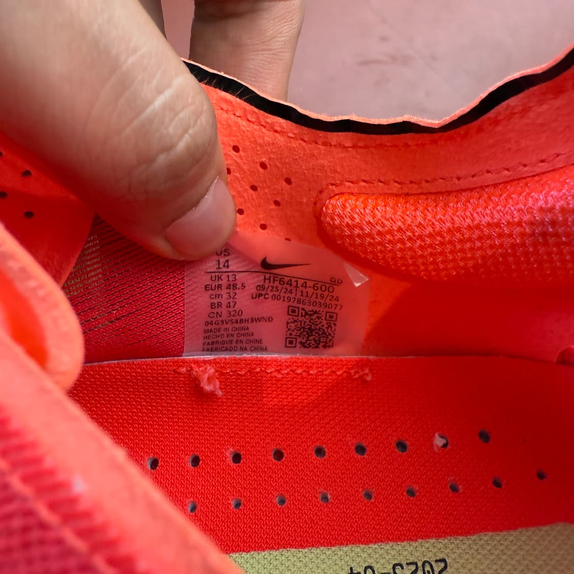 왕발 나이키 줌X 베이퍼플라이 넥스트% 320사이즈 상품이미지8